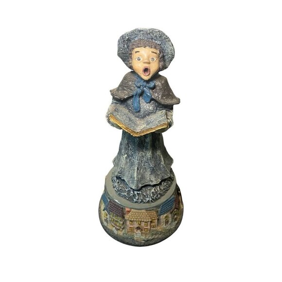 Windsor Other - Musical Woman Caroler Collectible Windsor Music Box 9” Silent Night